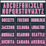 Lines Jersey Sublimation Navy Soccer Custom Pink-White Uniform