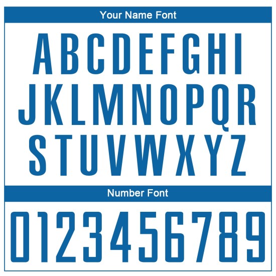 Soccer White Custom Uniform Blue Jersey Sublimation