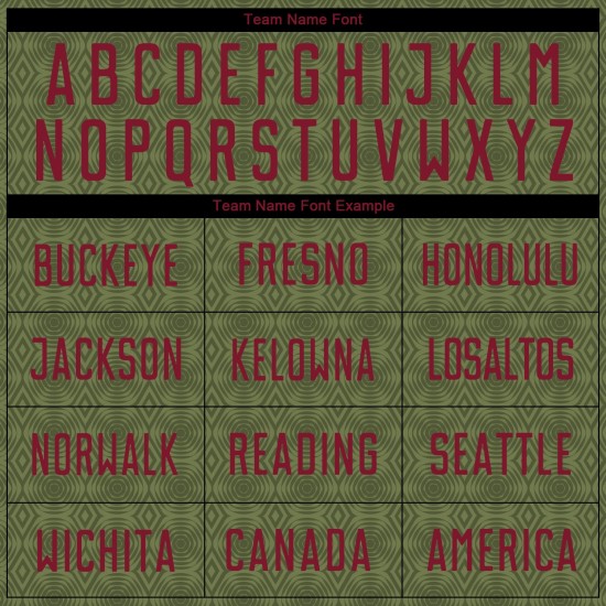 Soccer Shapes To Olive Custom Crimson Jersey Geometric Uniform Sublimation Service Salute Soccer Shapes To Olive Custom Crimson Jersey Geometric Uniform Sublimation Service Salute