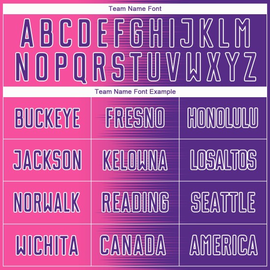 Sublimation Jersey Custom Uniform Purple Line Soccer Pink-White Gradient