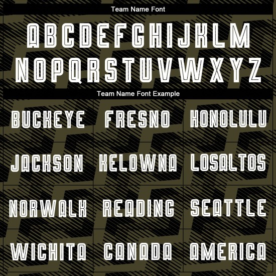 Uniform Line Custom Soccer Sublimation Jersey Black White-Olive Uniform Line Custom Soccer Sublimation Jersey Black White-Olive