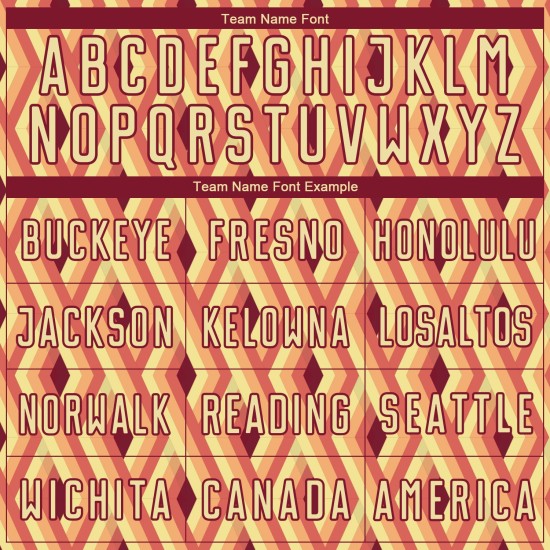 Sublimation Sand Custom Geometric Crimson Jersey Shapes Uniform Soccer