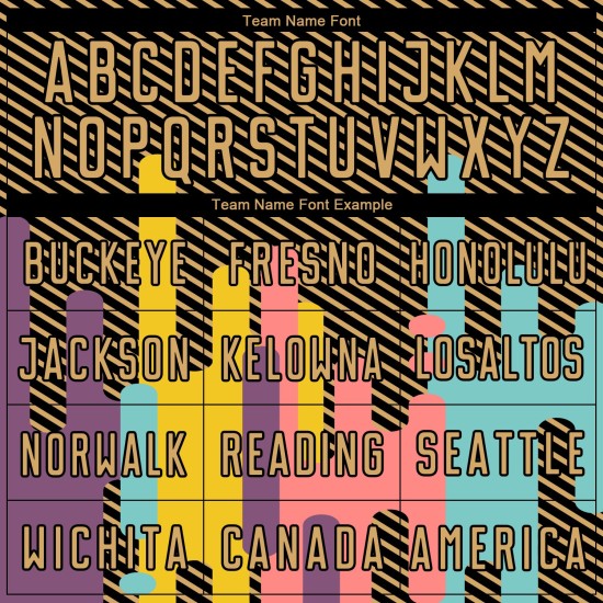 Sublimation Old Jersey Gold Lines Uniform Custom Soccer Black