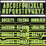 Sublimation Green-White Custom Lines Black Soccer Uniform Jersey Neon