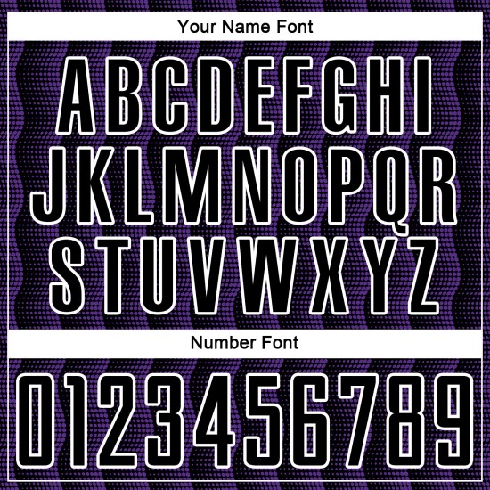 Geometric Soccer Shape Uniform Custom Sublimation Purple-White Jersey Black