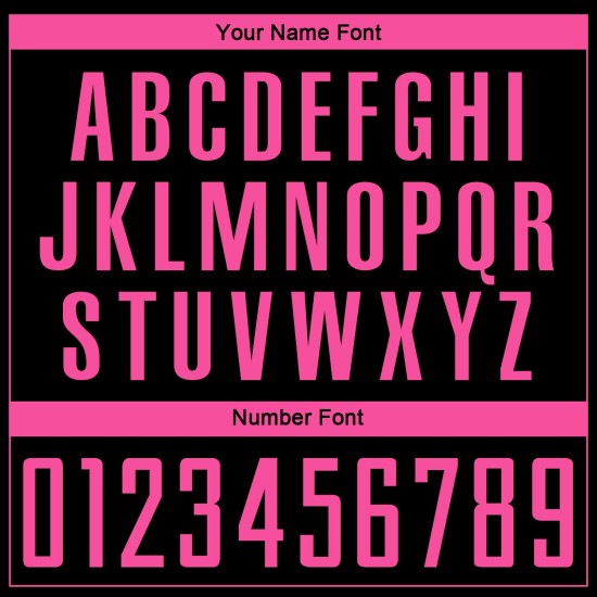 Sublimation Soccer Black Uniform Pink Custom Jersey