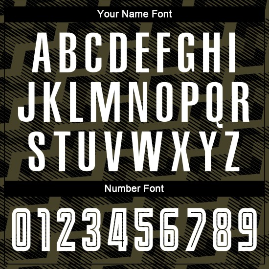 Uniform Line Custom Soccer Sublimation Jersey Black White-Olive Uniform Line Custom Soccer Sublimation Jersey Black White-Olive