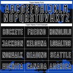 Uniform Black Blue-White Fragment Jersey Art Thunder Abstract Custom Soccer Sublimation