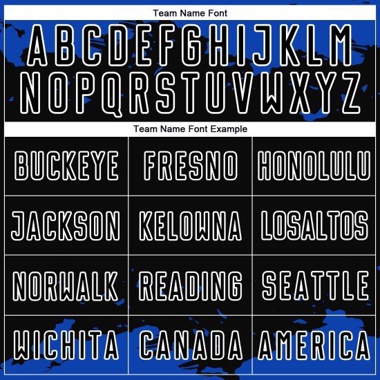 Uniform Black Blue-White Fragment Jersey Art Thunder Abstract Custom Soccer Sublimation