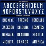 Geometric White-Royal Uniform Soccer Custom Navy Jersey Sublimation Shapes