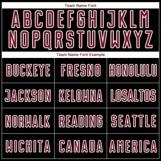 Uniform Jersey Soccer Sublimation Black Crimson-White Lines Custom