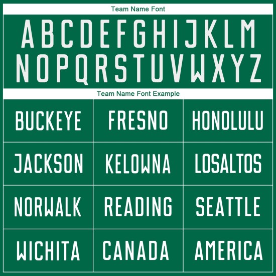 White Uniform Sublimation Jersey Kelly Custom Green Soccer