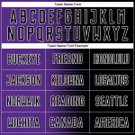 Line Gradient Jersey Purple-White Soccer Black Uniform Custom Sublimation