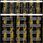 Uniform Sublimation Jersey Black Line Yellow-White Custom Soccer