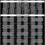 Black Jersey Uniform Line Sublimation Steel Custom Gray-White Soccer