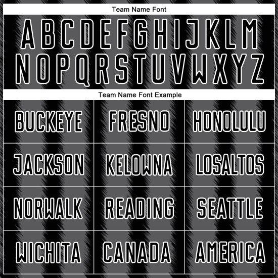 Black Jersey Uniform Line Sublimation Steel Custom Gray-White Soccer