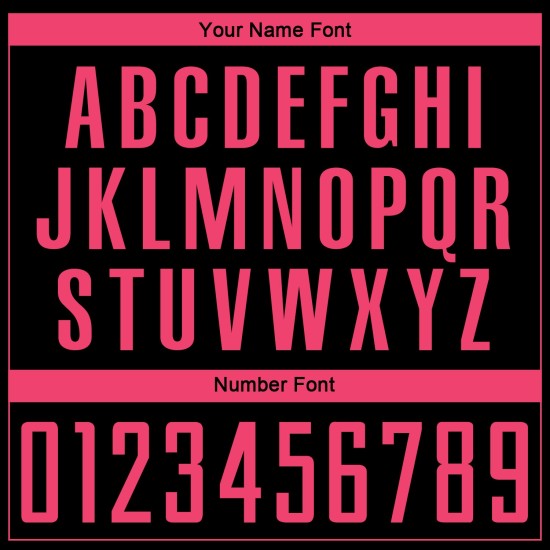 Neon Uniform Pink Sublimation Black Custom Soccer Jersey