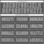 Sublimation Shape Steel Custom Geometric Soccer Uniform White Gray Jersey Sublimation Shape Steel Custom Geometric Soccer Uniform White Gray Jersey