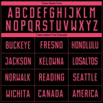 Neon Uniform Pink Sublimation Black Custom Soccer Jersey