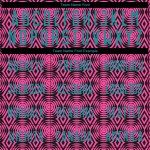 Sublimation Soccer Uniform Teal-Black Custom Geometric Shapes Jersey Pink