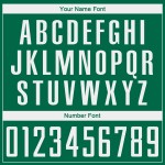 White Uniform Sublimation Jersey Kelly Custom Green Soccer