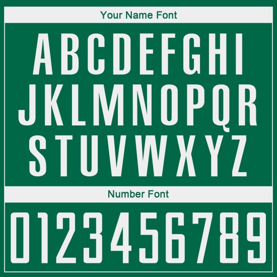 White Uniform Sublimation Jersey Kelly Custom Green Soccer