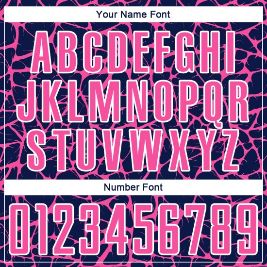 Pink-White Network Navy Custom Abstract Sublimation Soccer Jersey Splash Uniform