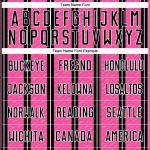 Jersey Line Black Custom Pink-White Uniform Sublimation Soccer