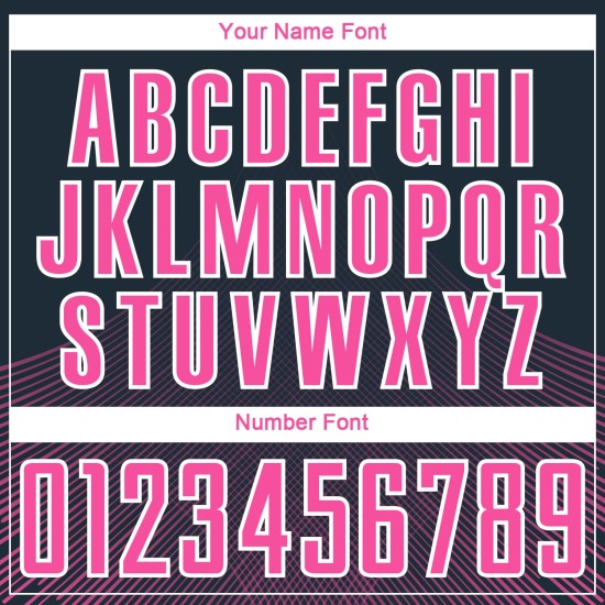 Lines Jersey Sublimation Navy Soccer Custom Pink-White Uniform