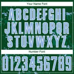 Uniform Soccer Fragment Abstract Blue-Kelly Green Art Light Sublimation Jersey Custom Green