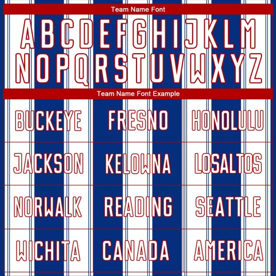 Sublimation Royal Custom Jersey Soccer White-Red Line Uniform