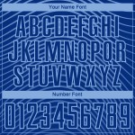 Gradient Light Custom Sublimation Blue Uniform Soccer Jersey Lines Royal Geometric