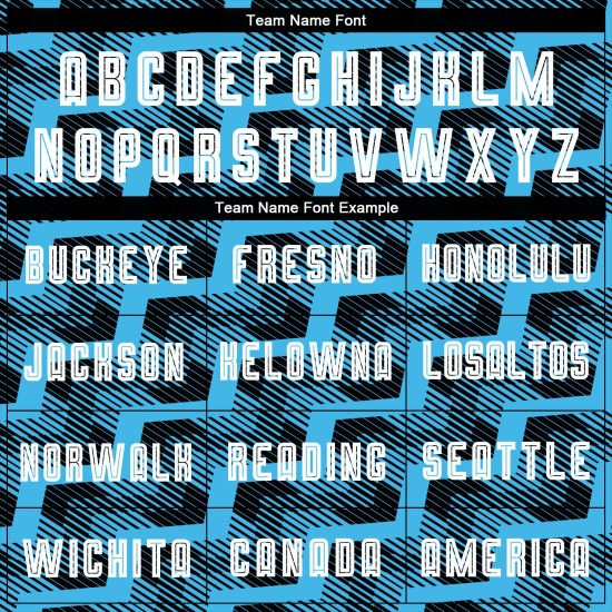 Uniform Line Soccer Blue Custom Sublimation Jersey White-Sky Black