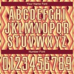 Sublimation Sand Custom Geometric Crimson Jersey Shapes Uniform Soccer