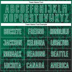 Sublimation Green Soccer Black-White Jersey Abstract Art Kelly Uniform Custom Fragment