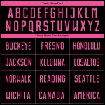 Sublimation Soccer Black Uniform Pink Custom Jersey