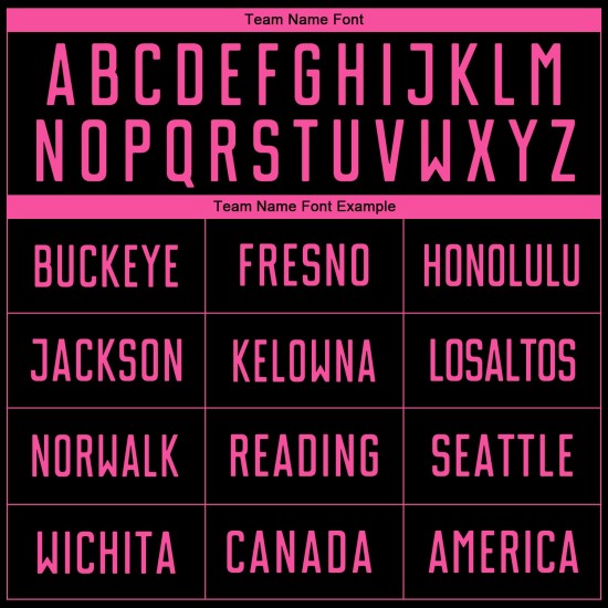 Sublimation Soccer Black Uniform Pink Custom Jersey