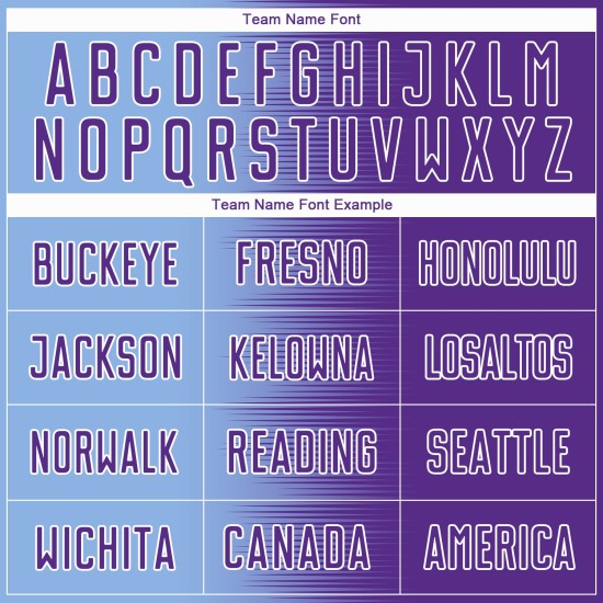 Light Custom Soccer Gradient Blue Purple-White Uniform Line Sublimation Jersey