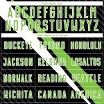 Jersey Uniform Black Green-White Neon Custom Sublimation Lines Soccer Diagonal