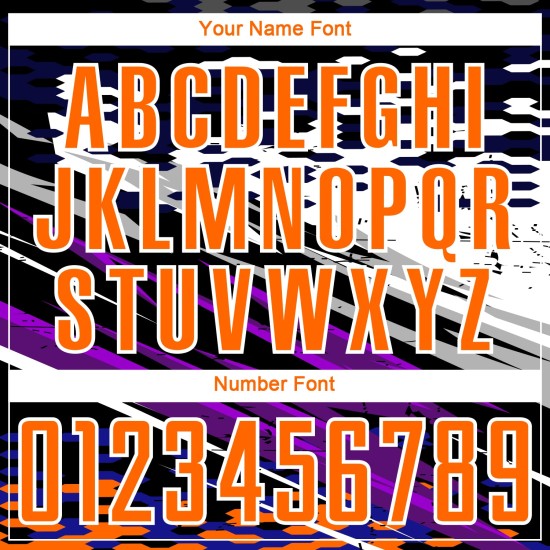 Soccer Lines Bay Black Orange-White Uniform Custom Jersey Sublimation