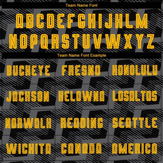 Gold-Steel Soccer Line Jersey Black Gray Custom Uniform Sublimation