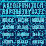 Custom Jersey Splash Lakes Sublimation Navy Abstract Uniform Soccer Blue-White Network