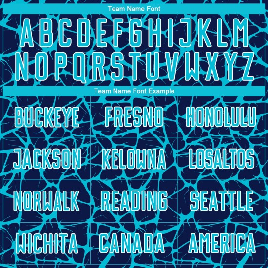 Custom Jersey Splash Lakes Sublimation Navy Abstract Uniform Soccer Blue-White Network