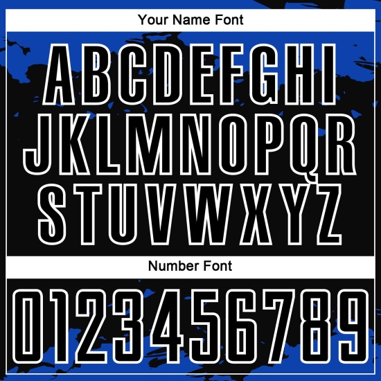 Uniform Black Blue-White Fragment Jersey Art Thunder Abstract Custom Soccer Sublimation