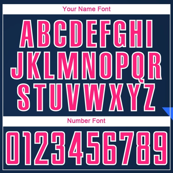 Geometric Shapes Jersey Soccer Custom Navy Pink-White Sublimation Uniform