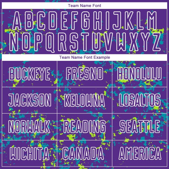 Sublimation Purple Jersey Neon Abstract Soccer Art Green-Teal Custom Uniform Fragment