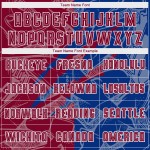 Soccer Jersey Maroon-Royal Sublimation Custom Uniform Graffiti Scratch Pattern