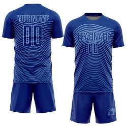 Gradient Light Custom Sublimation Blue Uniform Soccer Jersey Lines Royal Geometric Gradient Light Custom Sublimation Blue Uniform Soccer Jersey Lines Royal Geometric
