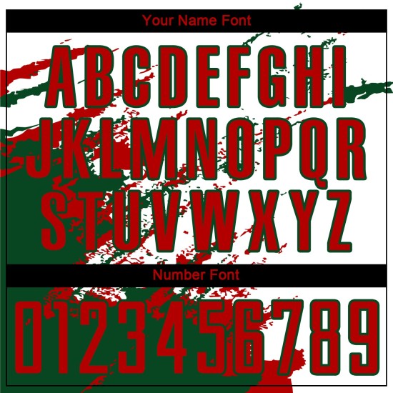 White Art Red-Green Soccer Fragment Custom Sublimation Uniform Jersey Abstract Splash White Art Red-Green Soccer Fragment Custom Sublimation Uniform Jersey Abstract Splash