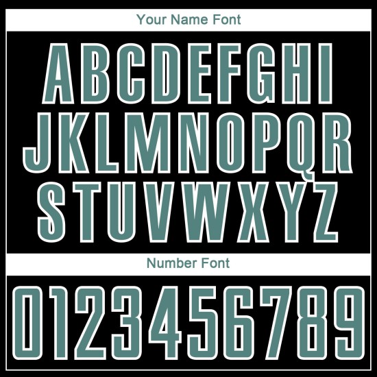 Lines Soccer Green-White Sublimation Jersey Custom Curved Wavy And Midnight Black Uniform